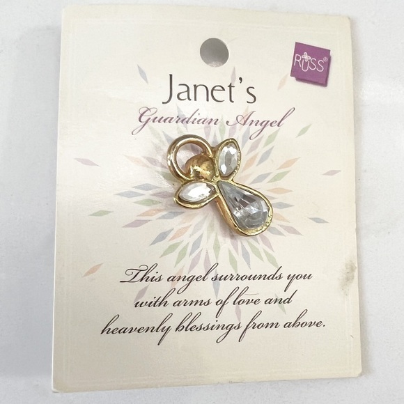 Janet Guardian Angel pin Gift - Picture 1 of 4